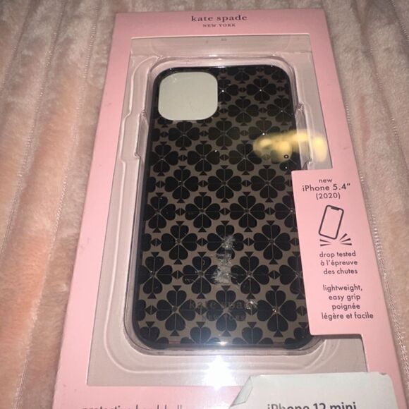 Kate Spade New York Apple iPhone Protective Case iPhone 12 Mini - Spade Flower. - Picture 2 of 3